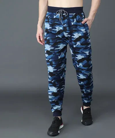 Comfortable Polyester Blend Joggers For Men 