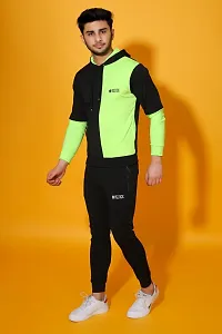 Stylish Fancy Cotton Blend Tracksuit For Men-thumb3