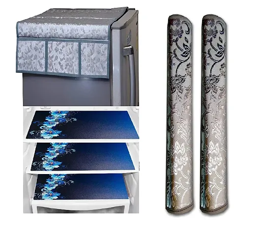 Polyester Fridge Cover Combo Pack Of 6