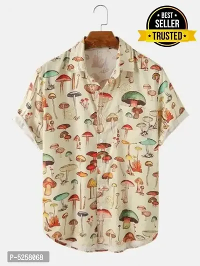 Elegant Polycotton Digital Printed Casual Shirt For Men