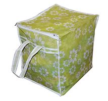 Designer Printed Front Transparent Window Multi Purpose Storage Bag with Zip- 4 Pieces-thumb1