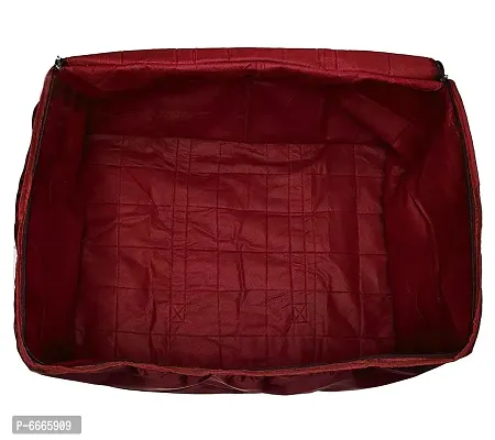Durable Parachute Jumbo Underbed Rectangular Storage Bag Satan Bag With Zipper And Handle Large  Pack Of 1-thumb3