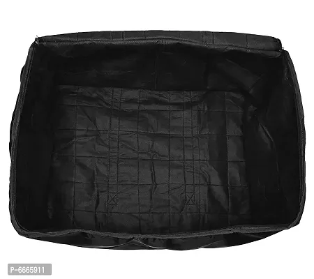 Durable Parachute Jumbo Underbed Rectangular Storage Bag Satan Bag With Zipper And Handle Large Black Pack Of 1-thumb3