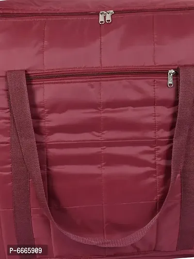 Durable Parachute Jumbo Underbed Rectangular Storage Bag Satan Bag With Zipper And Handle Large  Pack Of 1-thumb4