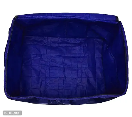 Durable Parachute Jumbo Underbed Rectangular Storage Bag Satan Bag With Zipper And Handle Large Blue Pack Of 1-thumb3