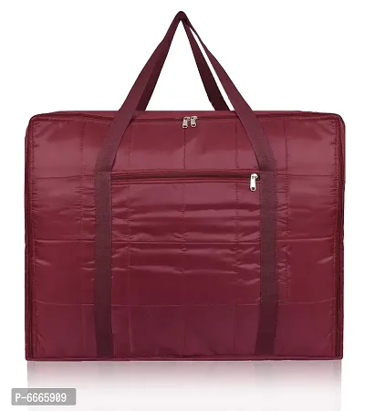 Durable Parachute Jumbo Underbed Rectangular Storage Bag Satan Bag With Zipper And Handle Large  Pack Of 1-thumb0