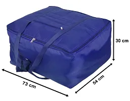 Durable Parachute Jumbo Underbed Rectangular Storage Bag Satan Bag With Zipper And Handle Large Blue Pack Of 1-thumb1