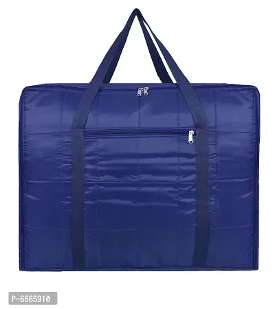 Durable Parachute Jumbo Underbed Rectangular Storage Bag Satan Bag With Zipper And Handle Large Blue Pack Of 1-thumb0