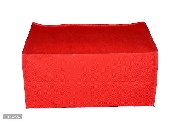 Multipurpose Wardrobe Organiser,Saree Cover,Regular Cloth Storage Bag in Heavy Non woven Material nbsp;nbsp;(Red) Pack of 2-thumb4