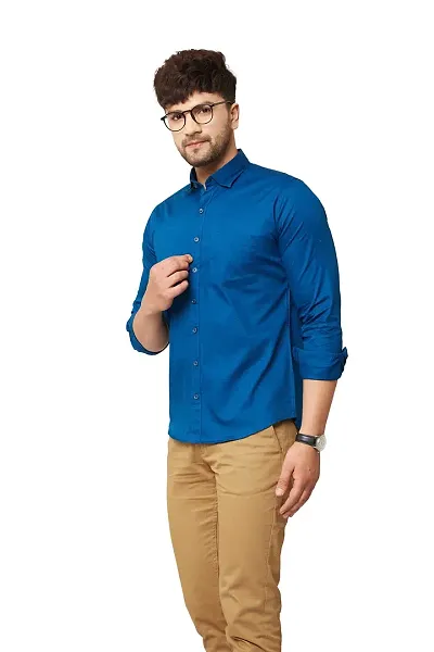 AARON INC Men's Classic Collar Casual Shirt