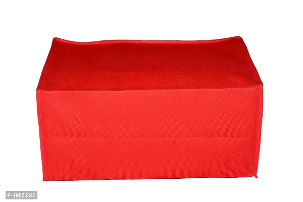 Multipurpose Wardrobe Organiser,Saree Cover,Regular Cloth Storage Bag in Heavy Non woven Material nbsp;nbsp;(Red) Pack of 1-thumb2