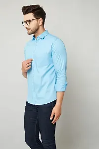 AARON INC Men's Cotton Classic Collar Casual Shirt-thumb4