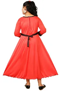 Stylish Girls Maxi Full Length Party Dress Red-thumb1