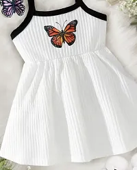 Baby Girls Midi/Knee Length Party Dress White-thumb1