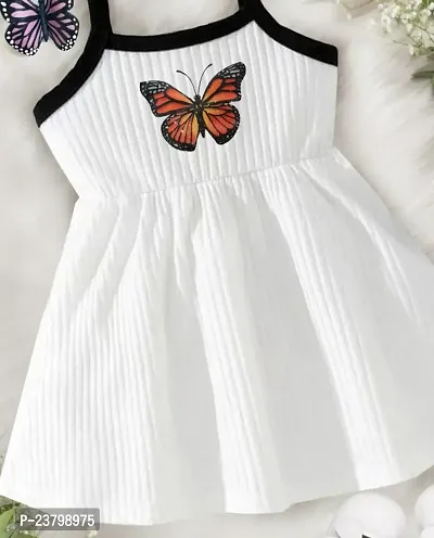Baby Girls Midi/Knee Length Party Dress White-thumb2