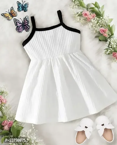 Baby Girls Midi/Knee Length Party Dress White-thumb3