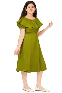 Girls Calf Length Casual Dress-thumb3