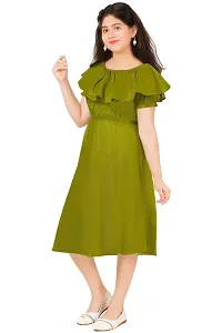 Girls Calf Length Casual Dress-thumb2