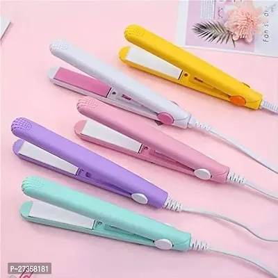 Women Beauty Mini Professional Selfie Hair Straighteners specially designed for teen (Assorted Color) pack of 1-thumb0
