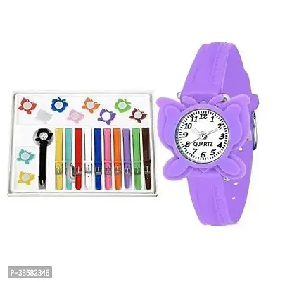 Stylish Analog Watch for Kid with Bands-thumb0