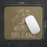 Lastwave Diving Mouse Pad Collection, I got My Start in Small Dive Bars in New Orleans, Diving Design Printed Mouse Pad for Computer, PC, Laptop, Gaming, Travel-thumb1