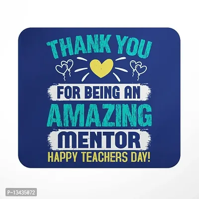 Lastwave Teacher Mouse Pad Collection, Thank You for Being an Amazing Mentor Happy Teachers Day! Design 2, Graphic Printed Mousepad for Laptop, Computer, PC, Gaming, Travel | Gift for Teacher-thumb0