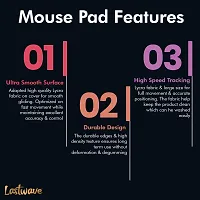 Lastwave Mouse Pad Collection, Unlock My Heart, Graphic Printed Mouse Pad for Computer, PC, Laptop, Gaming, Travel-thumb3