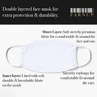 Farnup Wedding Collection, Team Bride Mask Design 3Ply Cloth Mask for Face, WDC-1198 (Pack of 10)-thumb2