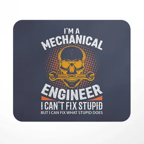 Lastwave Engineer Mouse Pad Collection, I'm A Mechanical Engineer I Can't Fix Stupid But I Can Fix What Stupid Does, Graphic Printed Mousepad for Laptop, Computer, PC, Gaming, Travel