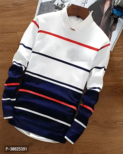 Stylish Multicoloured Polyester Printed Long Sleeves Tees For Men-thumb4