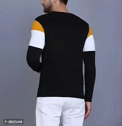 Stylish Multicoloured Polyester Printed Long Sleeves Tees For Men-thumb2