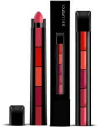 Beauty 5 in 1 Forever Enrich Matte Lipstick, The Red  Nude Pack of 2  (multicolour)-thumb2