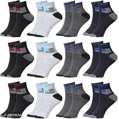 Stylish Fancy Socks For Men Pack Of 12-thumb0