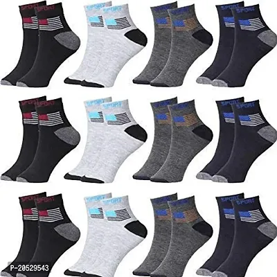 Stylish Fancy Socks For Men Pack Of 12-thumb0