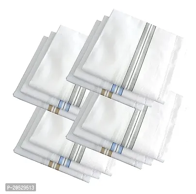 Stylish Fancy Cotton Handkerchiefs For Men Pack Of 12