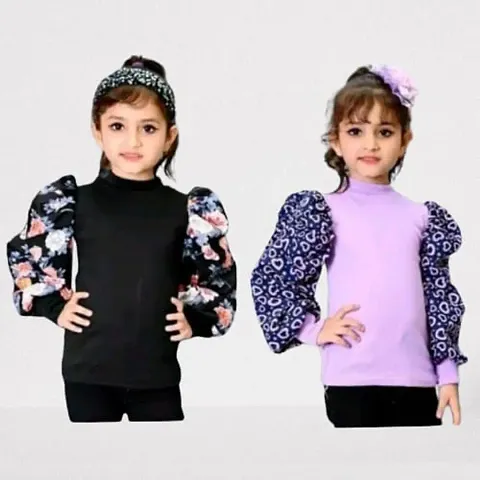 Stylish Blend Tops For Girls Pack Of 2