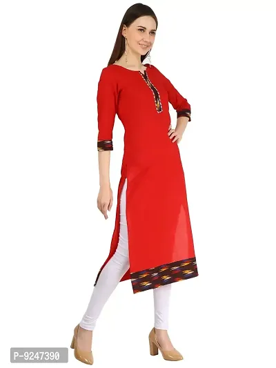 JAIPUR ATTIRE Women's Cotton Straight Kurti-thumb3