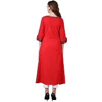 Jaipur Attire Red Printed Cotton Kurti-thumb2