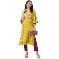 JAIPURATTIRE Jaipur Attire Women Embroidered Straight Kurta-thumb4