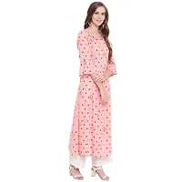 JAIPUR ATTIRE Women's Rayon Flared Kurti-thumb2