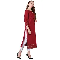 JAIPUR ATTIRE Women's Cotton Regular Kurta-thumb3