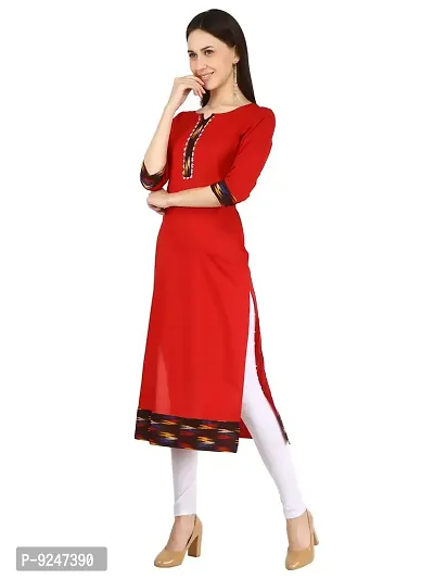 JAIPUR ATTIRE Women's Cotton Straight Kurti-thumb2