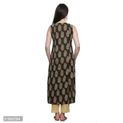 JAIPUR ATTIRE Women's Cotton Straight Kurta-thumb4