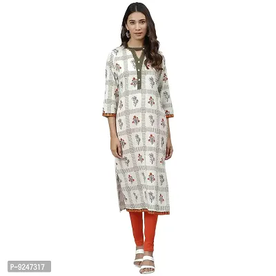 JAIPUR ATTIRE Women Printed Straight Kurta