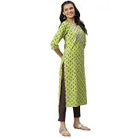 JAIPURATTIRE Jaipur Attire Women Embroidered Straight Kurta-thumb2