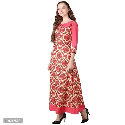 Jaipur Attire Multi Floral Cotton Kurti-thumb2