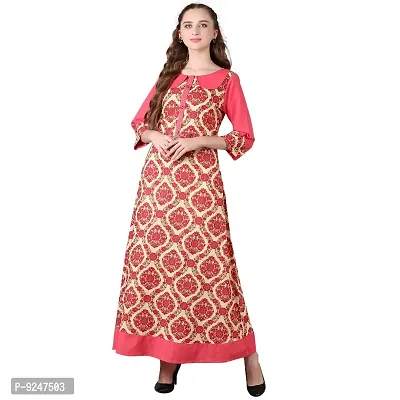 Jaipur Attire Multi Floral Cotton Kurti-thumb0