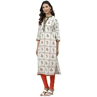 JAIPUR ATTIRE Women Printed Straight Kurta-thumb3