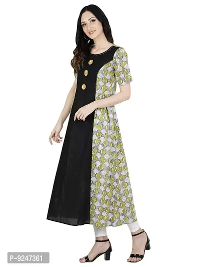 JAIPUR ATTIRE Women's Cotton A-Line Kurti-thumb2