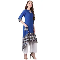 Jaipur Attire Blue Cotton Blend Kurti-thumb3